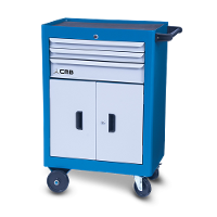 Carro para ferramentas com 1 Bandeja 3 Gavetas e 2 Portas CMB614 CMB - 3