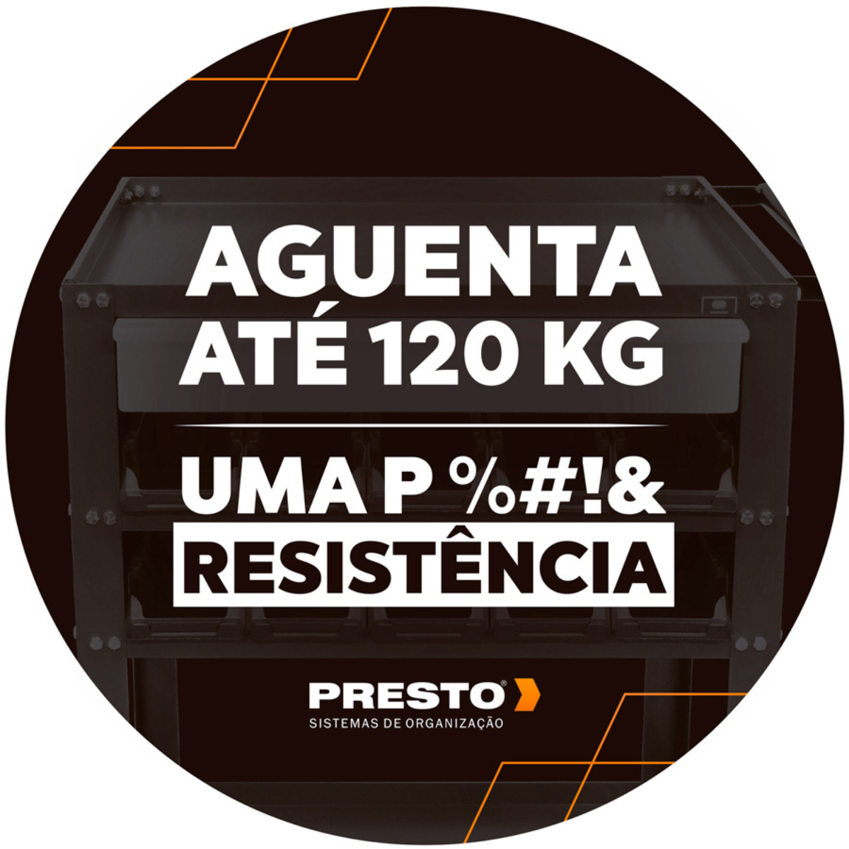 Carro para Ferramentas Semi Fechado Dark Presto - 3