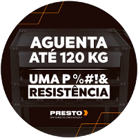 Carro para Ferramentas Semi Fechado Dark Presto - 3