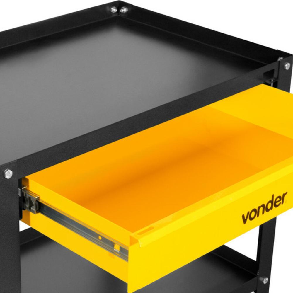 Carrinho para Ferramentas Vonder com 1 gaveta e portas - 4