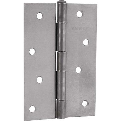 Dobradiça para porta 4" aço carbono polido - Vonder