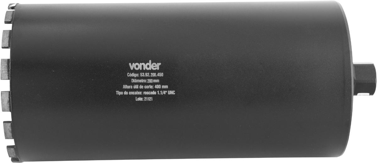 Coroa Diamantada 200mm X 450mm Vonder - 4