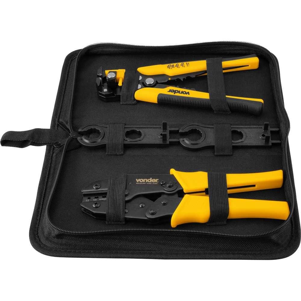 Conjunto Alicate Crimpador e Desencapador com 4 peças Vonder - 7