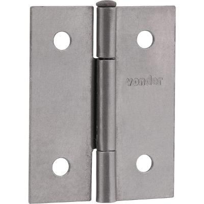 Dobradiça para porta 2" aço carbono polido Vonder