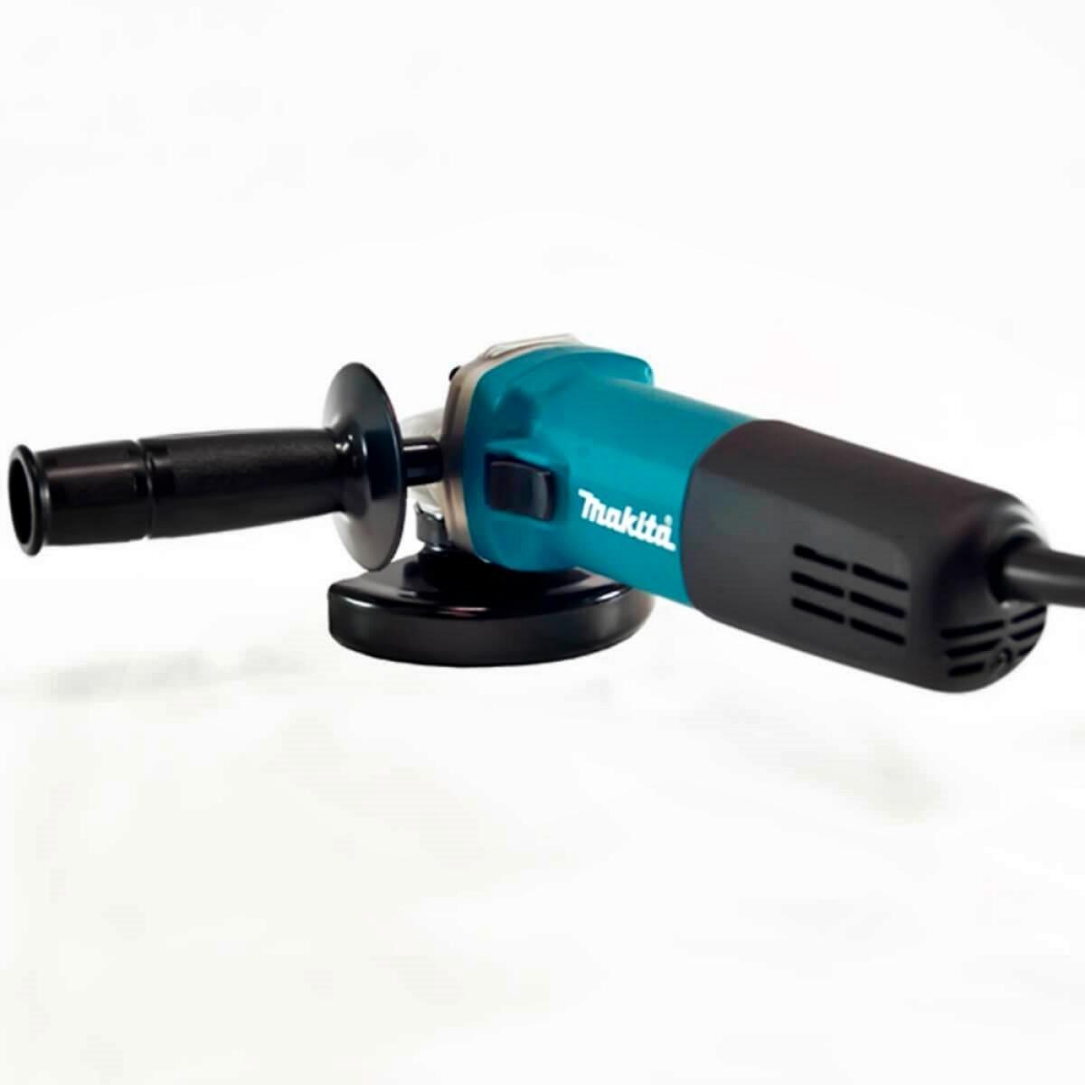 Esmerilhadeira Angular 115mm 4-1/2'' 840W Metal 11000 RPM Gatilho Deslizante 9557HNG 220V Makita - 3
