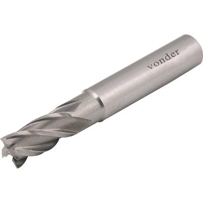 Fresa Topo Aço Rápido 16,00mm 4 Cortes Reto Haste 16mm Din 8