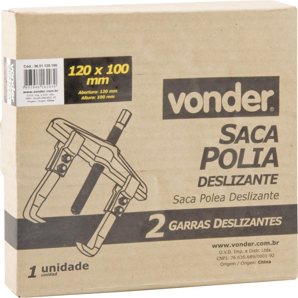 Extrator Saca Polia 2 Garras 120mm Deslizante Externo Vonder - 1