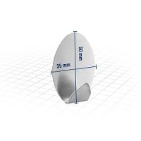 Gancho Adesivo Oval em Inox com 2 Peças Vonder - 2