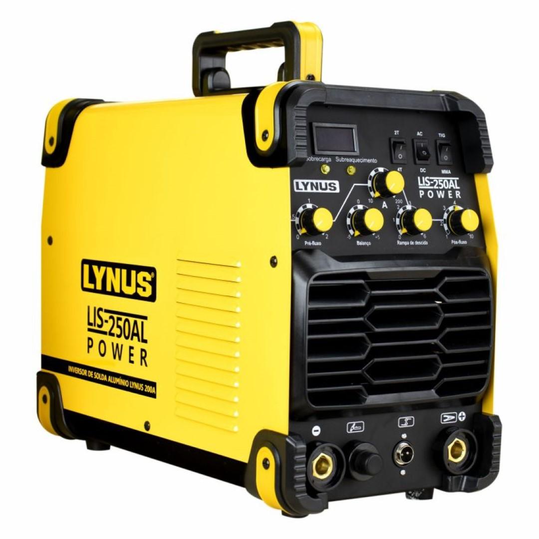 Inversora Solda MMA Tig 220V 200A Solda Alum Lis-250Al Lynus - 2