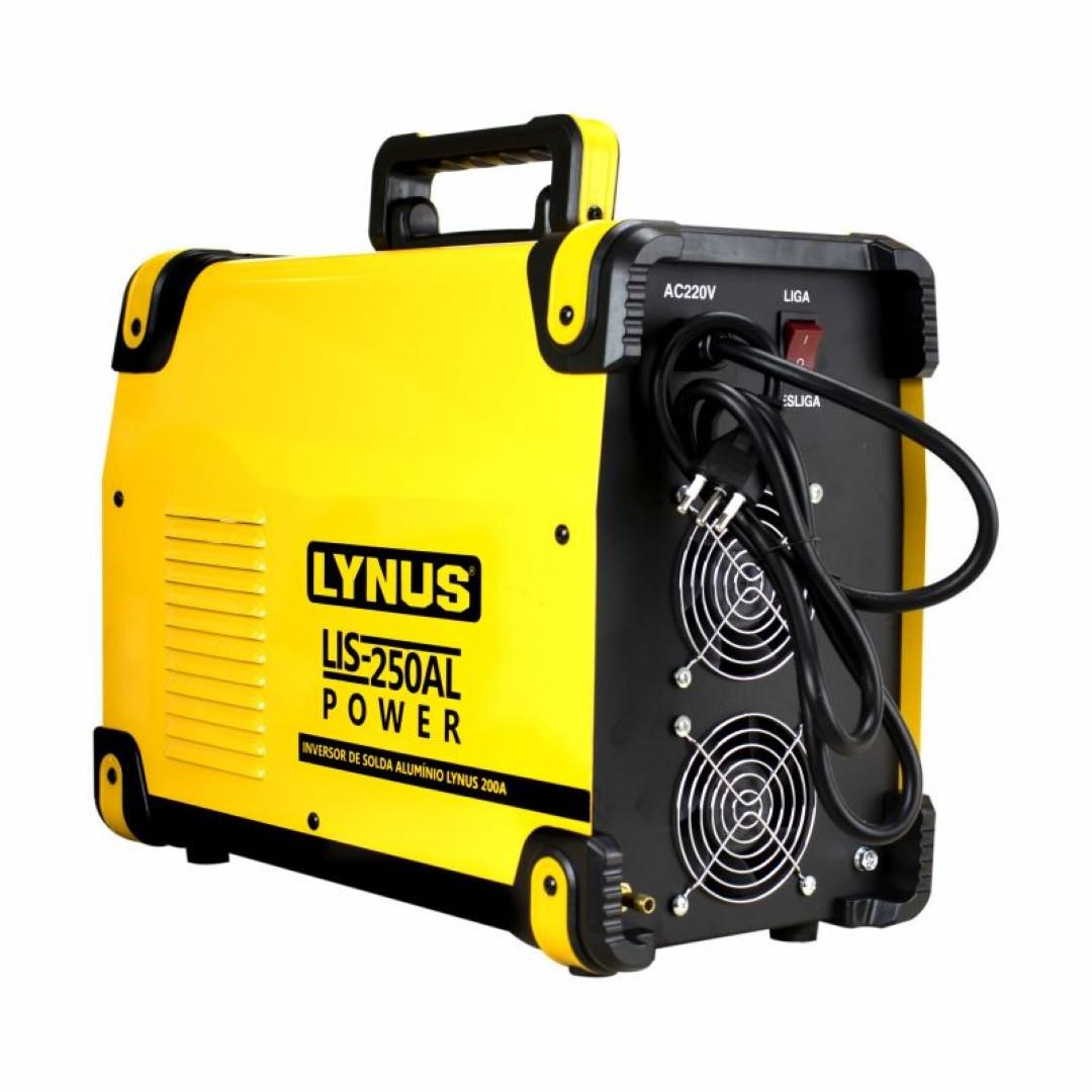 Inversora Solda MMA Tig 220V 200A Solda Alum Lis-250Al Lynus - 4