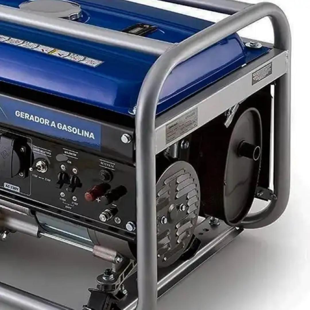 Gerador à Gasolina 2,5Kva 2500W 115/230V 60Hz Mono 4T Partida Manual 163CC Refrigerado à Ar Tekna - 3
