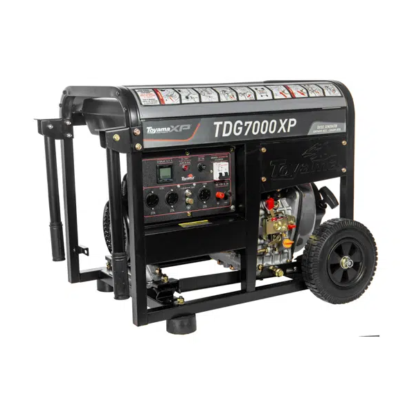 Gerador Diesel Toyama Refrigerado à Ar 6000W Bivolt 115/230V P.Manual Alternador Cobre TDG7000XP - 4