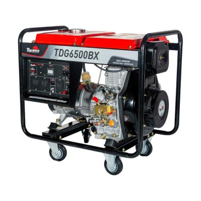 Gerador Diesel Toyama 5500W Bivolt 11,6L 5,5kVA TDG6500BX Motor Diesel