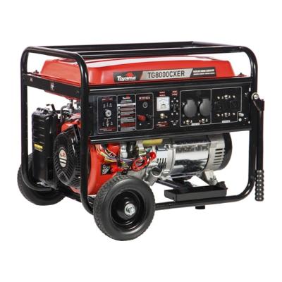 Gerador Gasolina Toyama TG8000CXER Bivolt 7.2kW 25L 420cc AVR Partida Elétrica