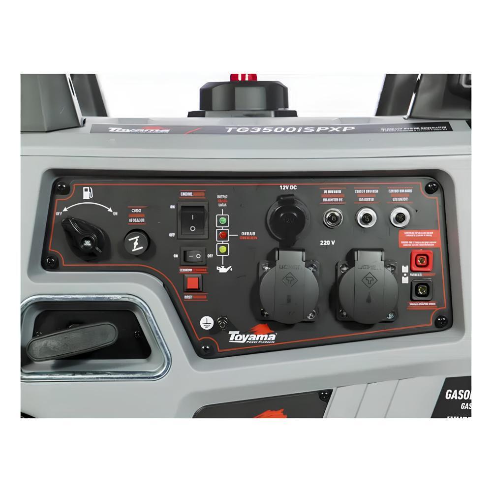 Gerador Gasolina TG3500iSPXP-220 Toyama Digital Inverter Silencioso 3,5KW 220V Motor 4T 12V Manual - 5