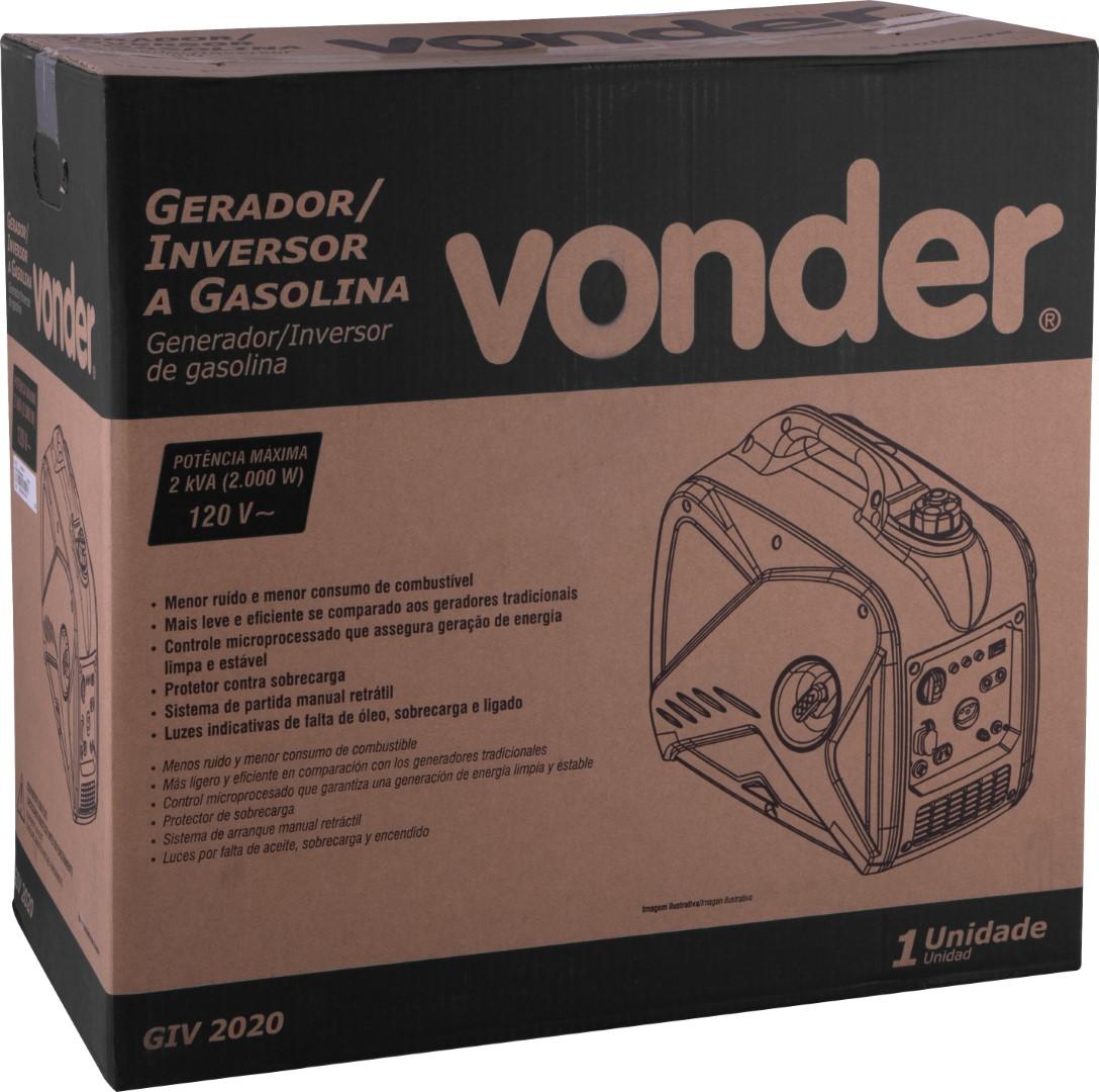 Inversor à Gasolina 2000W 127V Giv 2020 Vonder - 9