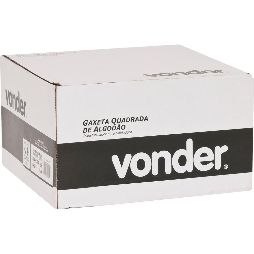 Gaxeta quadrada grafitada 3/8" 38m 5,0kg p/ vedação Vonder - 2