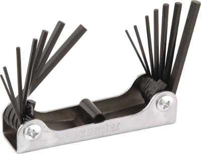 Jogo Chave Hexagonal Allen Combinado 1,5-6,0mm 1/16-1/4  Can