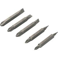 Jogo Bits/Ponteira Crv com 5 peças Pontas Duplas Vonder - 1