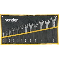 Jogo Chave Fixa 6-32mm Cromo Cromada 12 pçs Es Vonder - 1