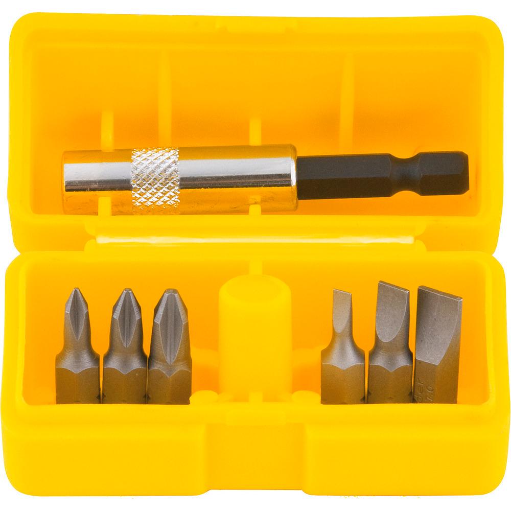 Jogo bits ponteiras 1/4" com 7 peças cromo vanádio - Vonder - 4