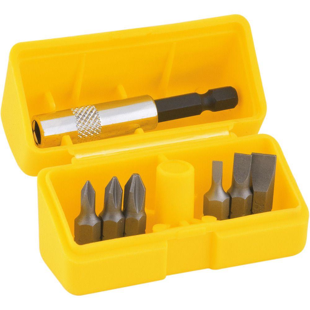 Jogo bits ponteiras 1/4" com 7 peças cromo vanádio - Vonder - 5