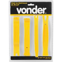 Jogo espátula de nylon multiuso com 4 peças Vonder