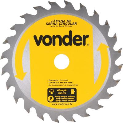 Lâmina Serra Circular Vídea 185x20x2,6mm 40D 7200 Rpm Vonder