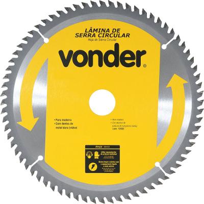 Lamina Serra Circular Vídea 185x16x2,6mm 60 Dentes 7200 Rpm 