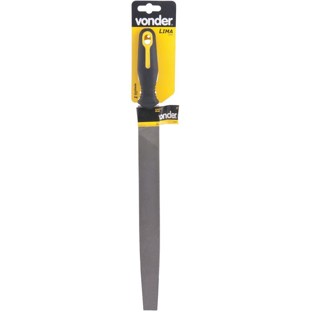 Lima chata murça 6" com cabo plástico Vonder - 2