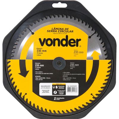 Lamina Serra Circular Vídea 450x30x5,0mm 60 Dentes 2900 Rpm 