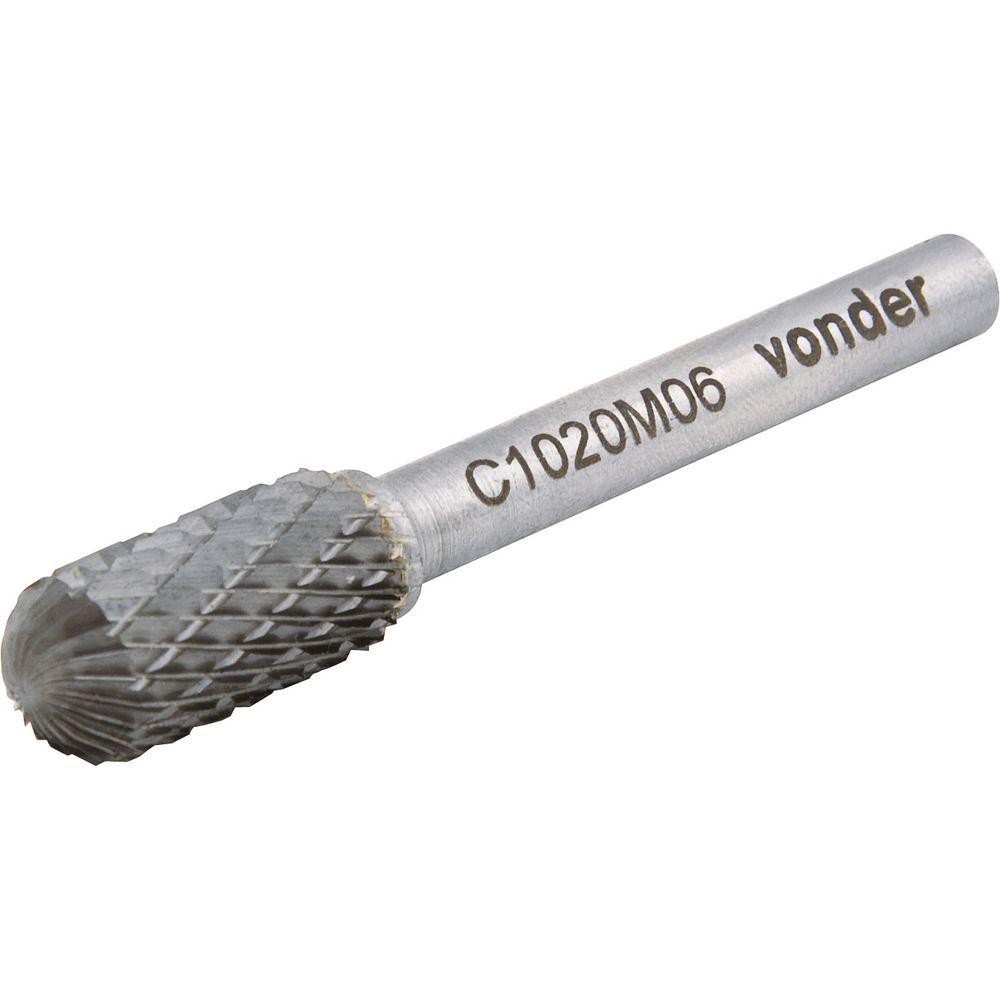 Lima rotativa vídea abaulada 12x25mm haste 6mm lc012 Vonder - 3