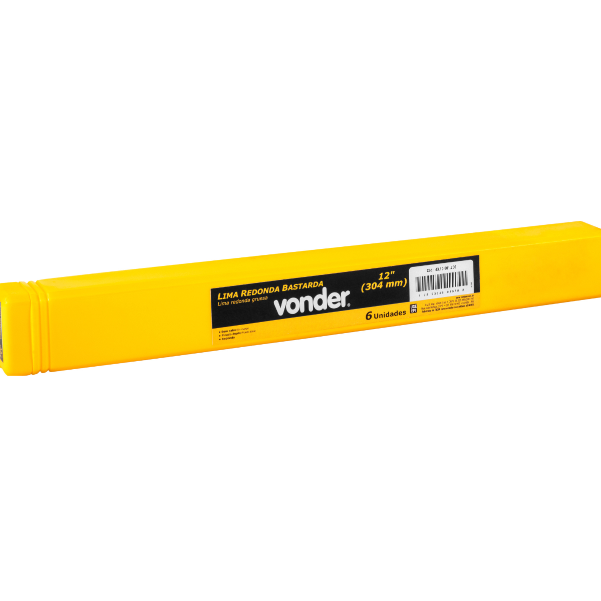 Lima redonda bastarda 12" sem cabo Vonder - 4