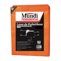Lona de Polietileno Laranja 6x3 metros Mundi - 1