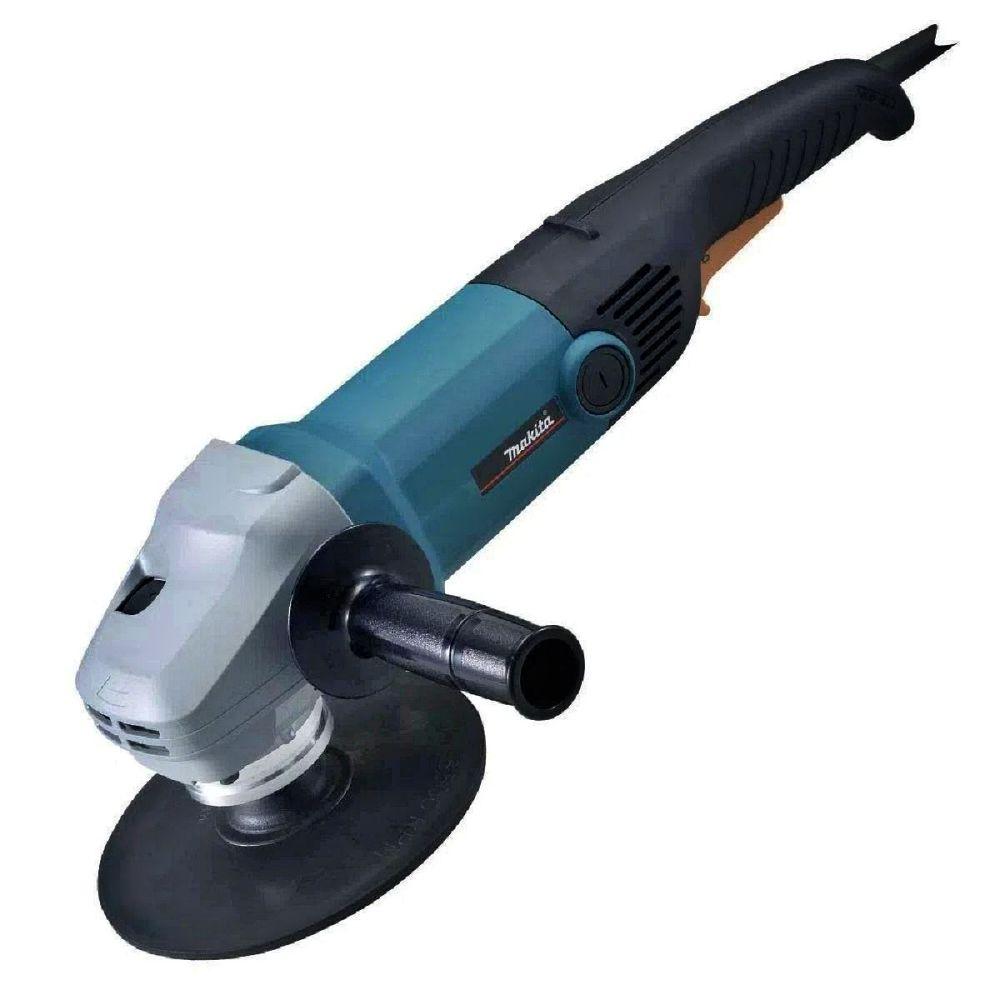 Lixadeira Angular 180mm 7'' 1400W Industrial com Chave Punho e Capa Frontal SA700 220V Makita - 1