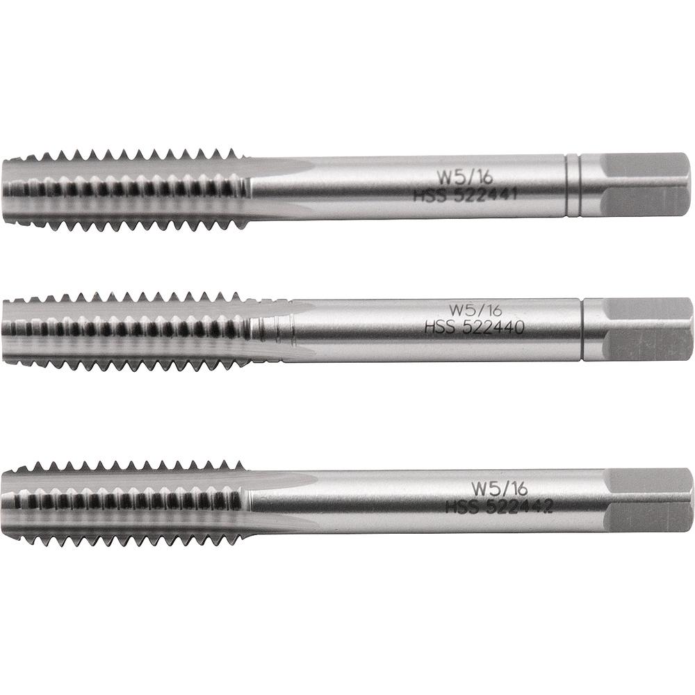 Macho Manual de Aço Rápido 5/16'' Jogo 3 peças Vonder Plus - 3