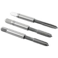 Macho Manual Aço Rápido Nº 8 5/32'' Unc Jogo c/ 3 pçs Vonder - 4