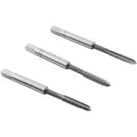 Macho Manual Aço Rápido Nº 6 3/64'' Unc Jogo c/ 3 pçs Vonder - 1