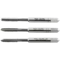 Macho Manual Aço Rápido Nº 6 3/64'' Unc Jogo c/ 3 pçs Vonder - 2