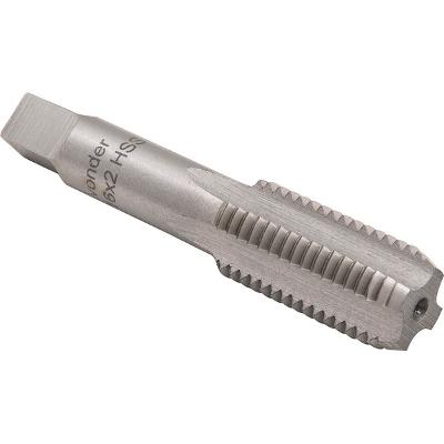 Macho manual aço rápido m6,00x1,00 3 peças din 352 - Vonder