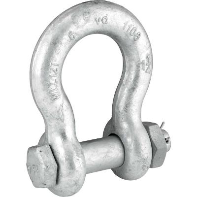Manilha Para Cabo De Aço 1.1/4  Curva Uso Industrial Galvani
