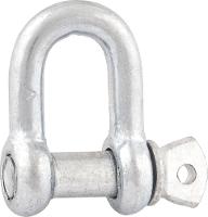 Manilha p/ cabo aço 3/16" reta leve galv c/ 2 pç cart Vonder - 1