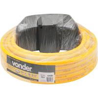 Mangueira Jardim 1/2 Amarela Super Flexível Suporte Vonder - 1