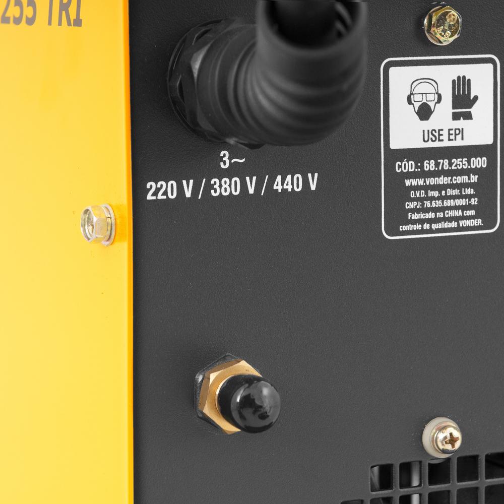 Maquina Solda Mig Mag 250a 220/380/440 Trif Vonder - 7