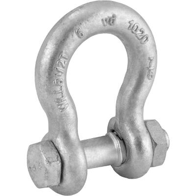Manilha Para Cabo De Aço 7/8  Curva Pesado Galvanizado Com P