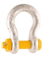 Manilha Para Cabo De Aço 7/8  Curva Pesado Galvanizado Com P - 1