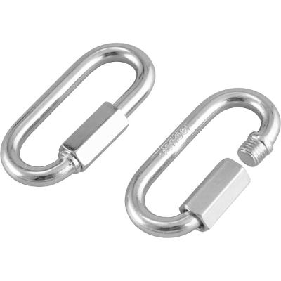 Mosquetão c/ rosca 1/4" leve galv c/ 2 peças cartela Vonder