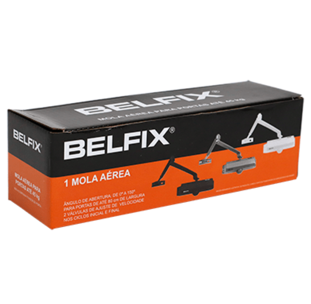 Mola Aérea 45kg Prata Regulagem de Velocidade Braço Ajustável Corpo Metálico 204001 Bel - 2