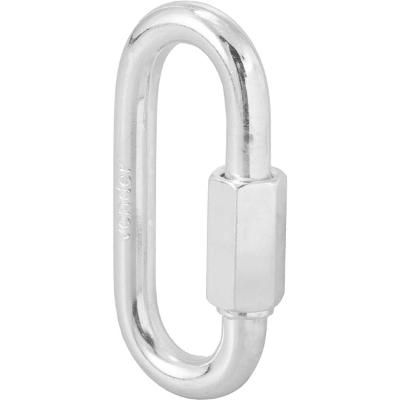 Mosquetão com rosca 3/16" leve galvanizado - Vonder