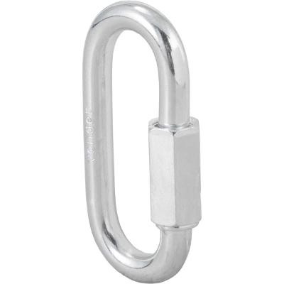 Mosquetão com rosca 1/8" leve galvanizado - Vonder